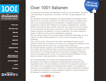 Tablet Screenshot of 1001italianen.nl